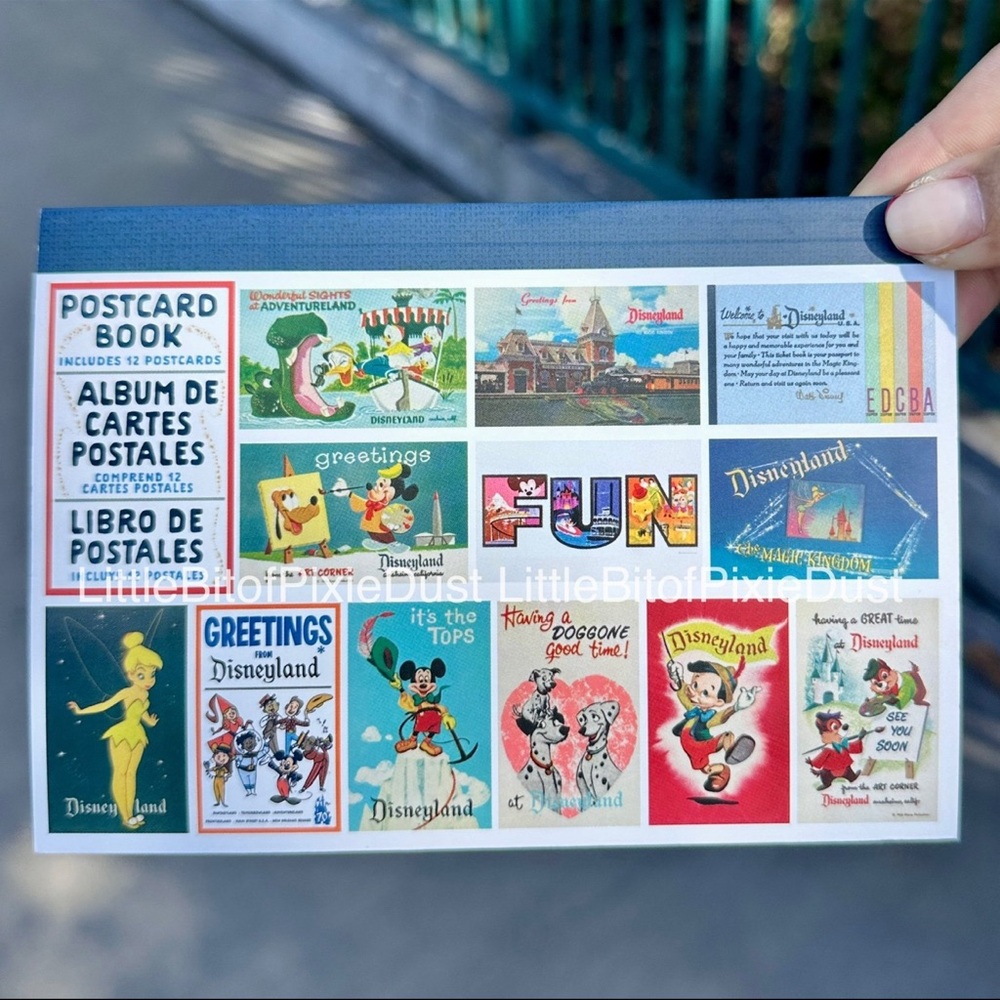 Disneyland Postcard Book